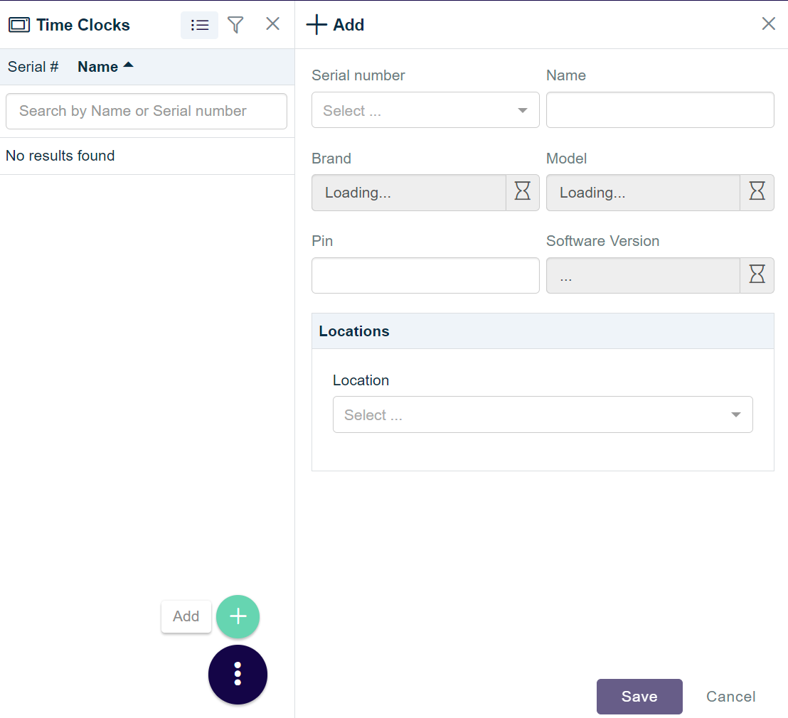 How to add Time clock device to Software WorkEasy