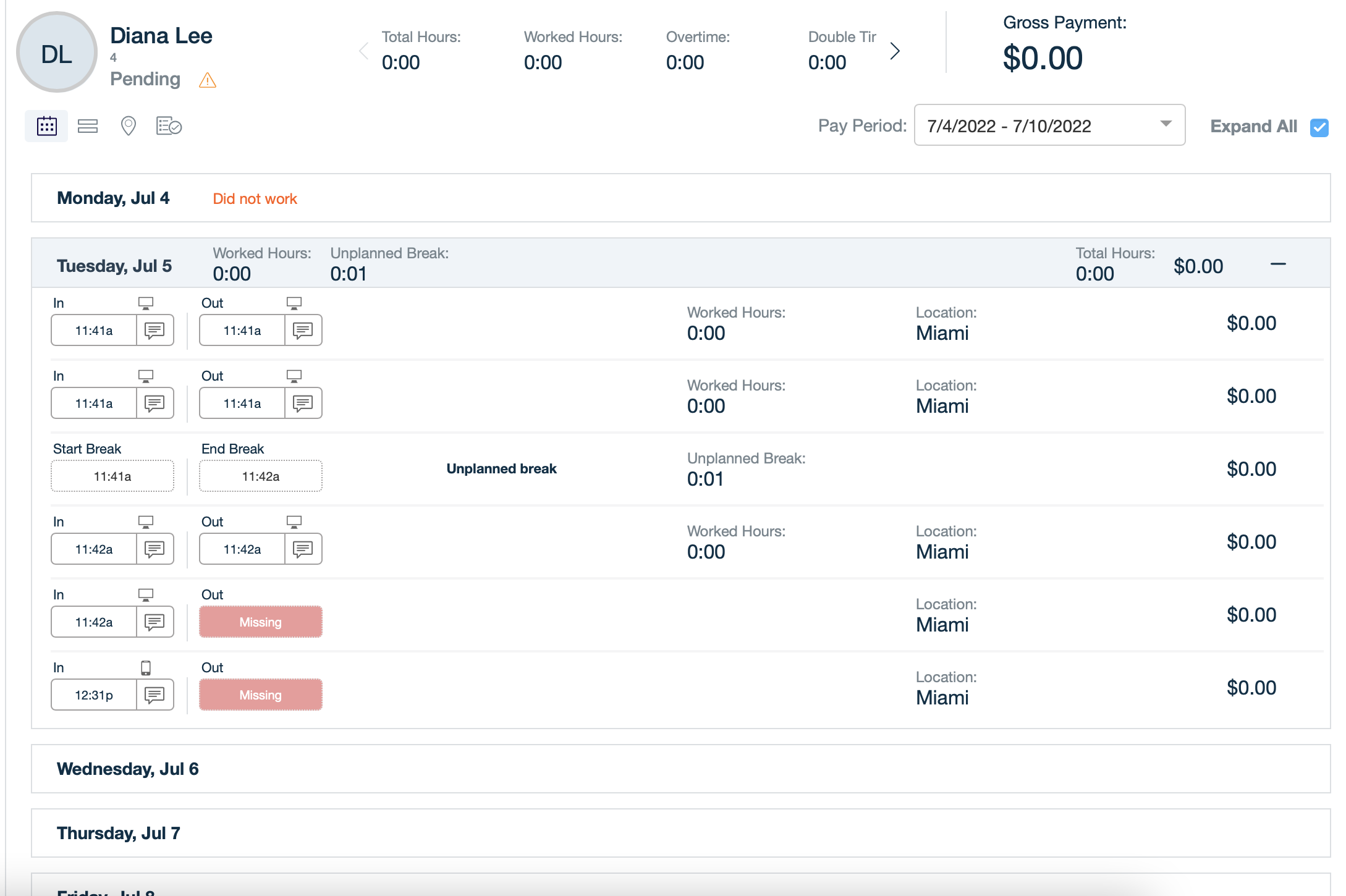 View My Timesheet ( App) WorkEasy